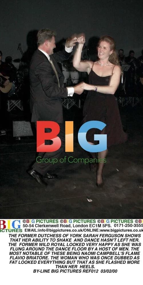 Sarah Ferguson Dances with Flavio Briatore