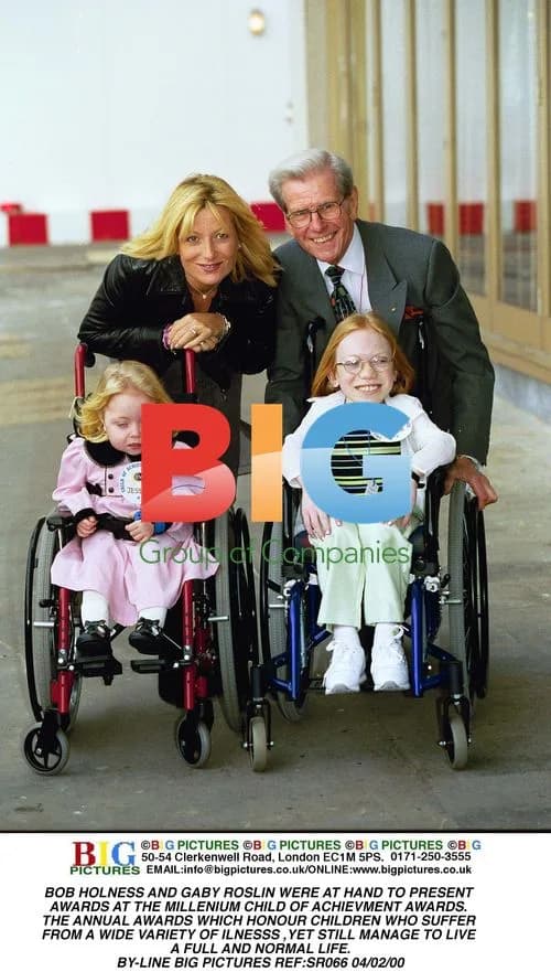 BOB HOLNESS AND GABY ROSLIN AT CHILD AWARDS