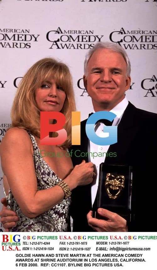 GOLDIE HAWN AND STEVE MARTIN AT AMERICAN COMEDY AWARDS