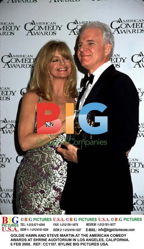 Goldie Hawn and Steve Martin at American Comedy Awards