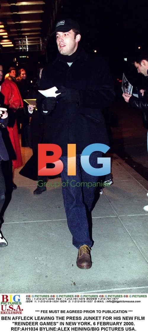 Ben Affleck Leaving Press Junket