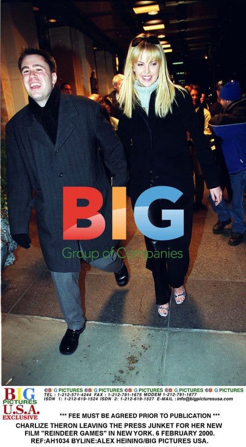 Charlize Theron Leaving Press Junket