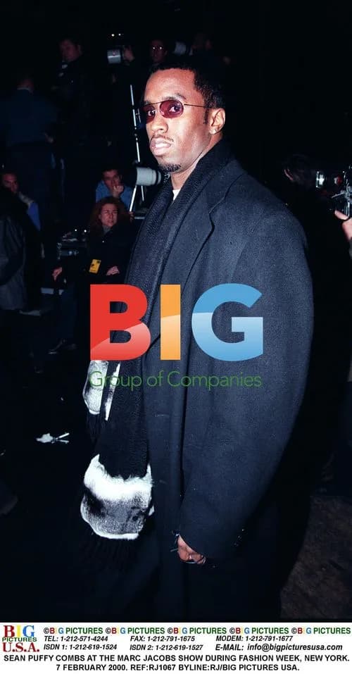 Sean 'Puffy' Combs at Marc Jacobs Fashion Show