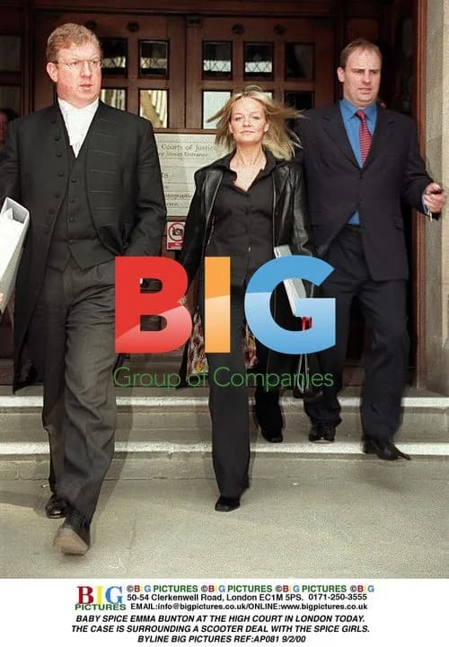 BABY SPICE EMMA BUNTON AT HIGH COURT IN LONDON