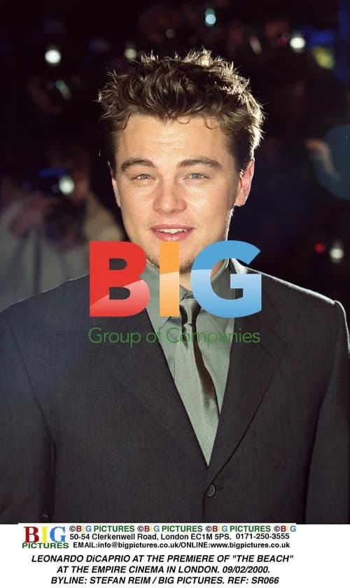 Leonardo DiCaprio at "The Beach" Premiere