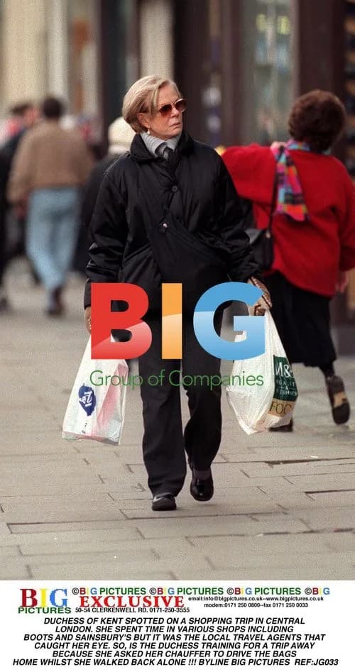 Duchess of Kent Shopping in London