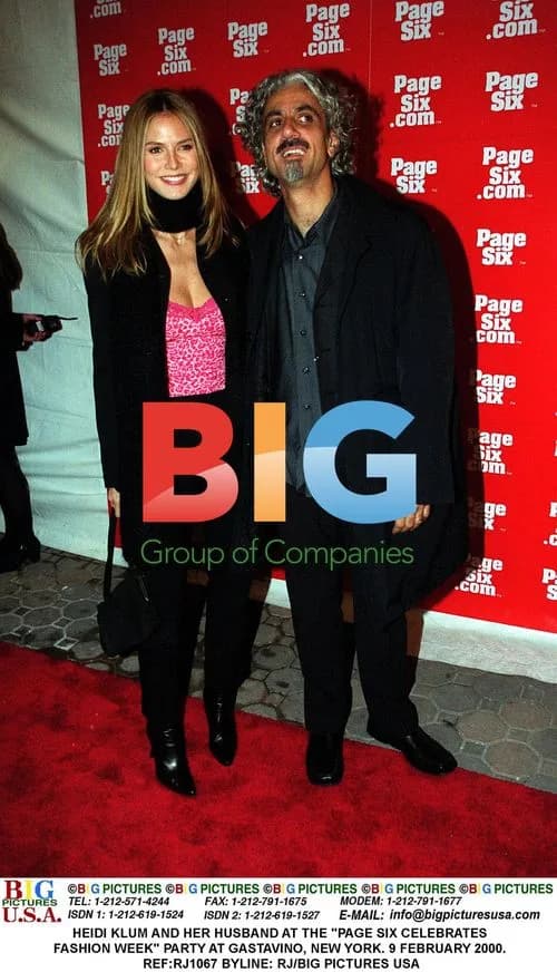 Heidi Klum and Husband at Fashion Week Party