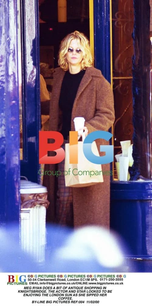 Meg Ryan Enjoys Antique Shopping in London