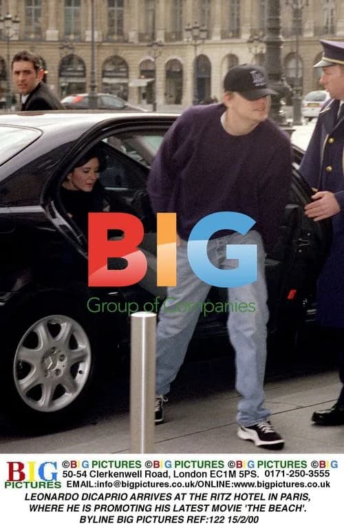Leonardo DiCaprio Arrives at Ritz Hotel in Paris