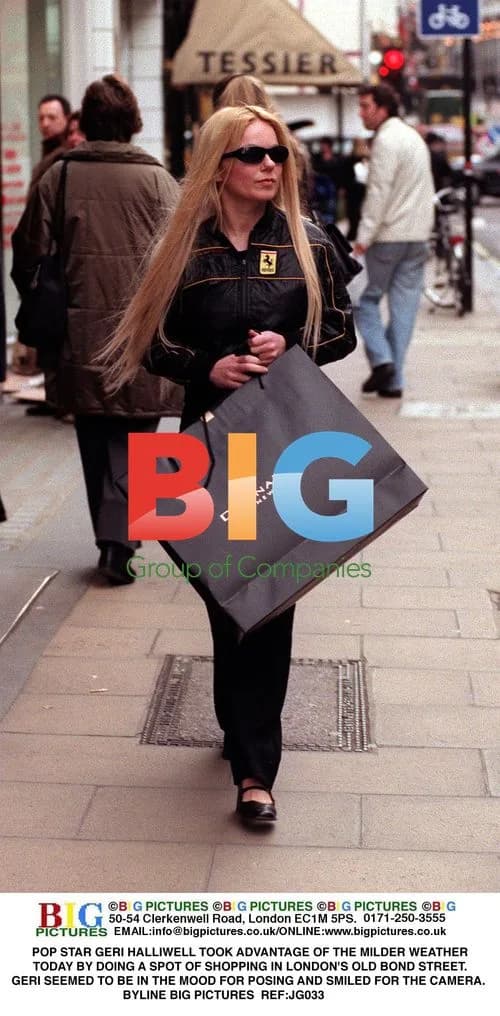 Geri Halliwell Shopping in London