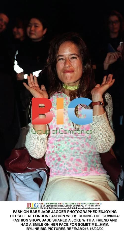 JADE JAGGER AT LONDON FASHION WEEK
