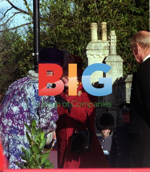 The Queen of Denmark and Prince Consort Arrive in UK