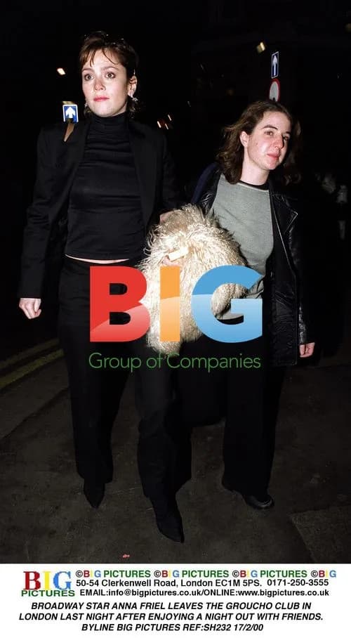 Anna Friel Leaves Groucho Club in London