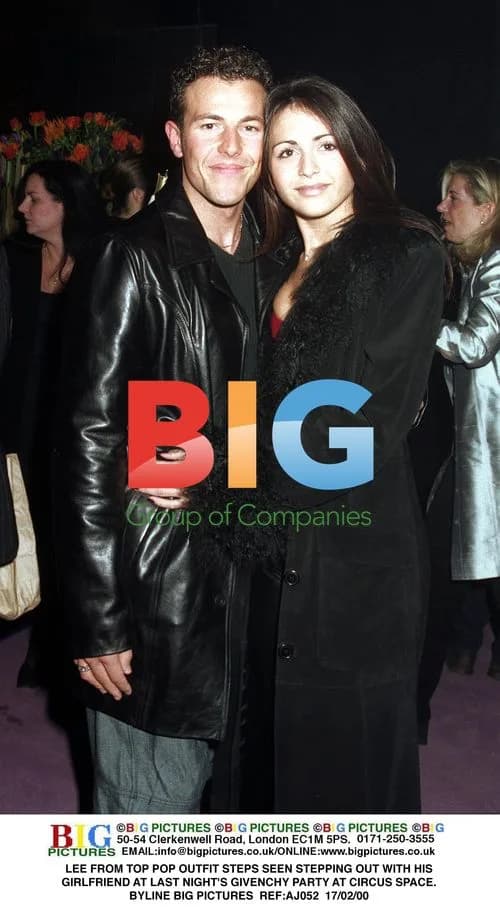 Lee from Steps with Girlfriend at Givenchy Party