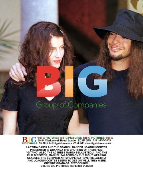 Laetitia Casta and Joaquin Cortes at "Gitano" Premiere