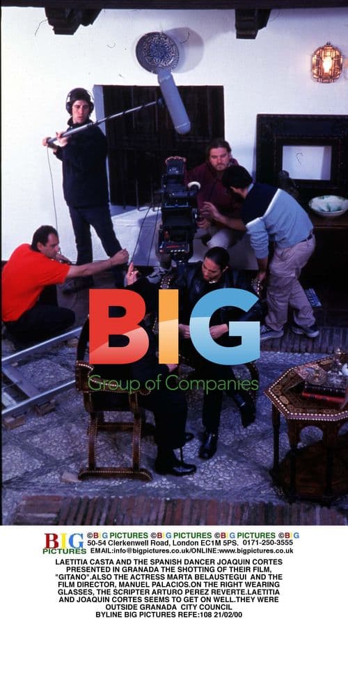 Laetitia Casta and Joaquin Cortes Promote "Gitano"