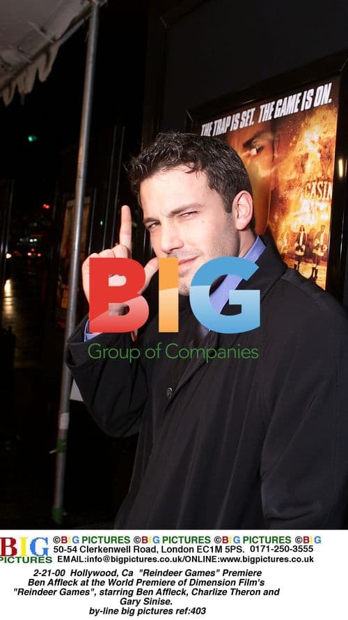 Ben Affleck at "Reindeer Games" Premiere