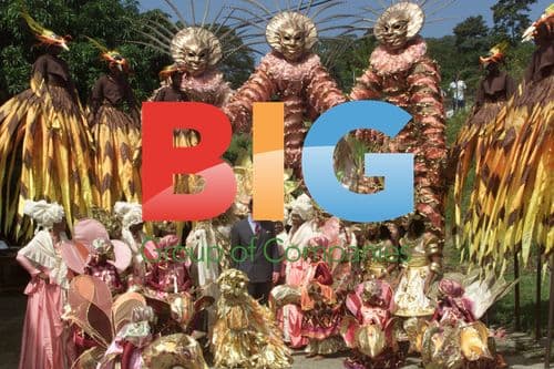 Prince Charles visits Mas Camp in Trinidad