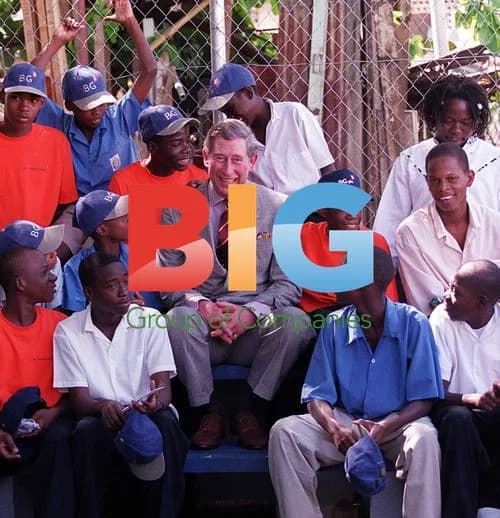 Prince Charles Meets Street Children in Trinidad