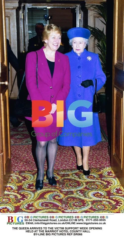 Queen arrives for Victim Support Week event