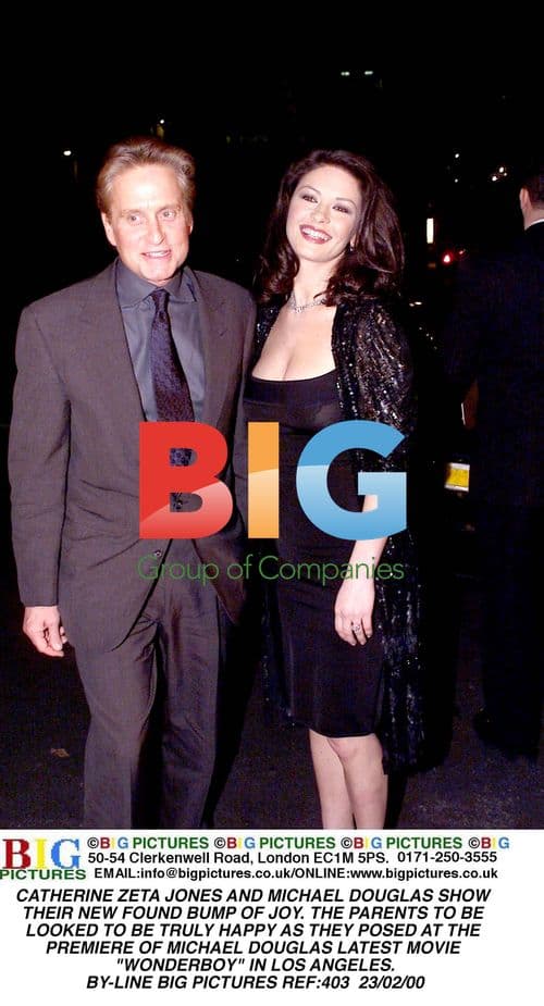 Catherine Zeta-Jones and Michael Douglas at "Wonderboy" Premiere