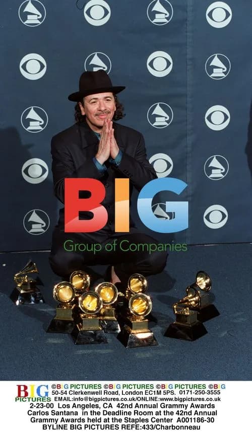 Carlos Santana at 42nd Grammy Awards