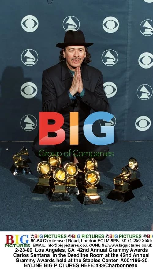 Carlos Santana at 42nd Grammy Awards
