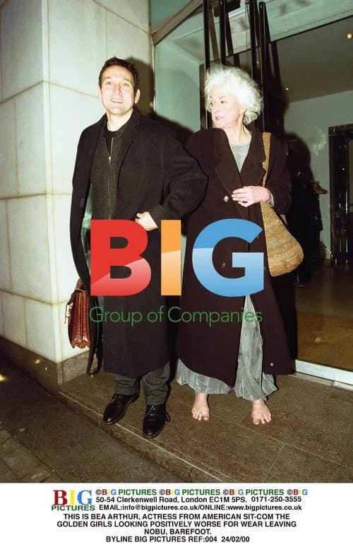 Bea Arthur Leaves Nobu Barefoot
