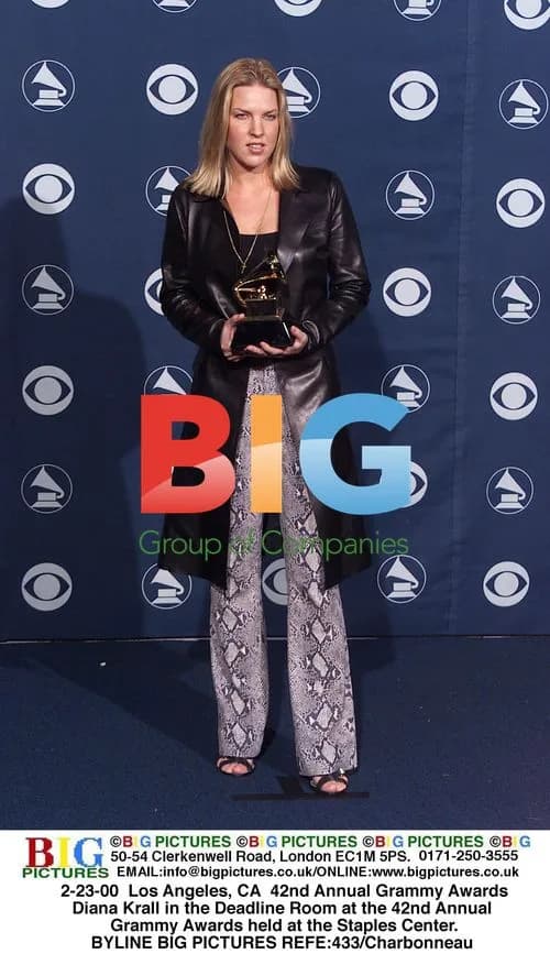 Diana Krall at the 42nd Grammys