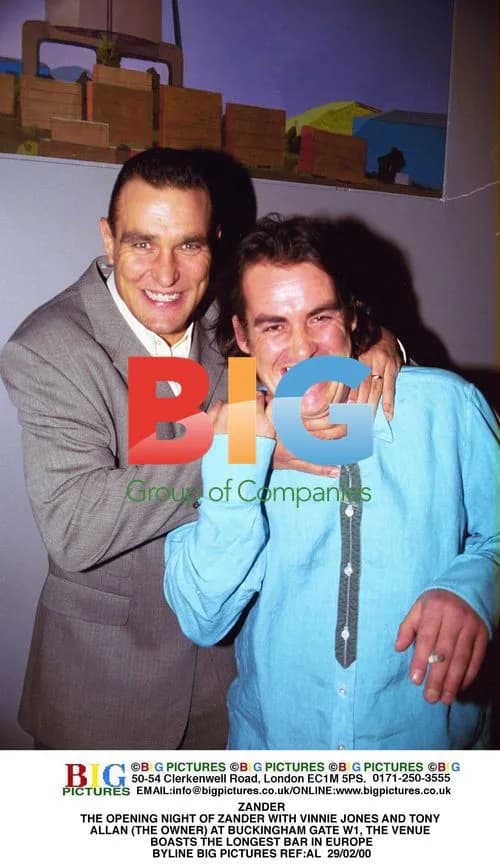 ZANDER Opening Night with Vinnie Jones and Tony Allan