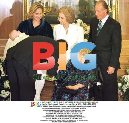 Countess of Barcelona with King Juan Carlos