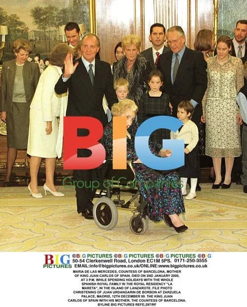 Countess of Barcelona with King Juan Carlos