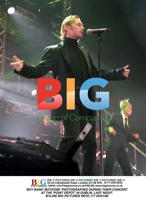 Boyzone Performing at Dublin Concert