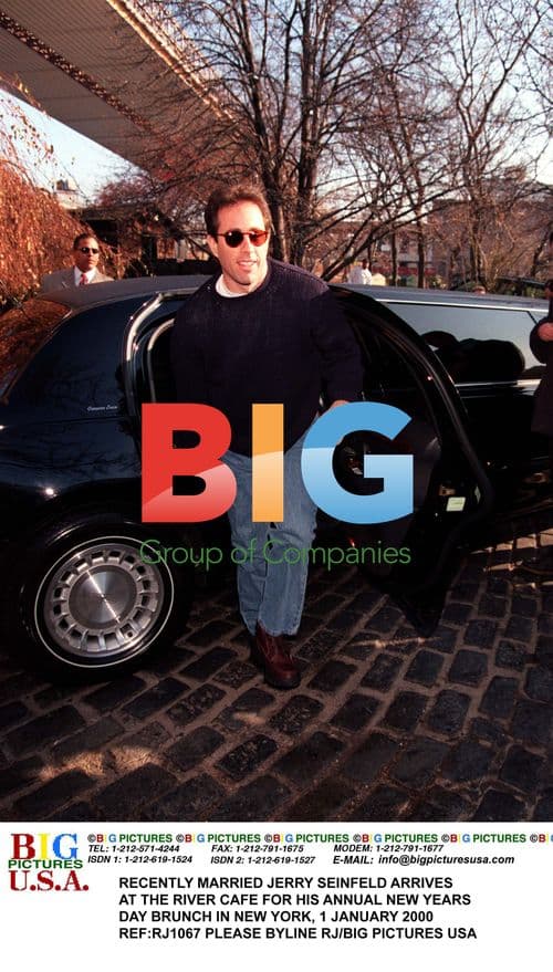 Jerry Seinfeld Arrives at River Cafe