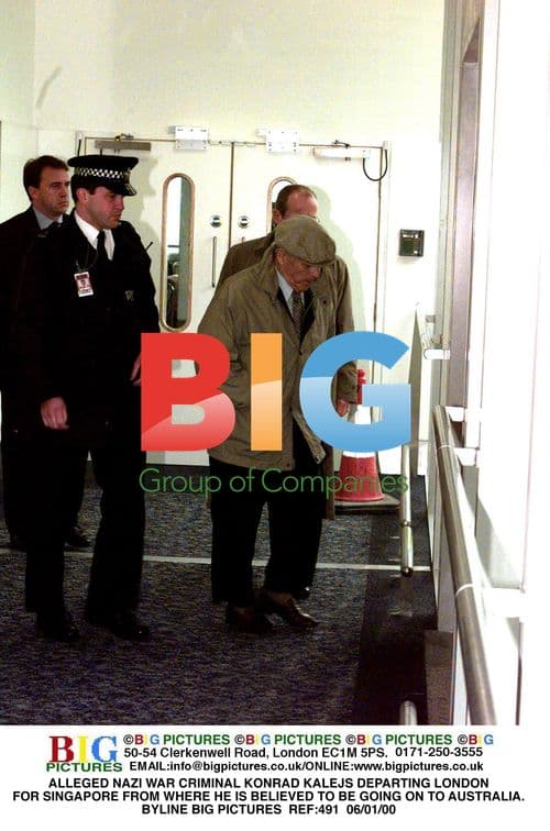 Alleged Nazi War Criminal Konrad Kalejs Departs London