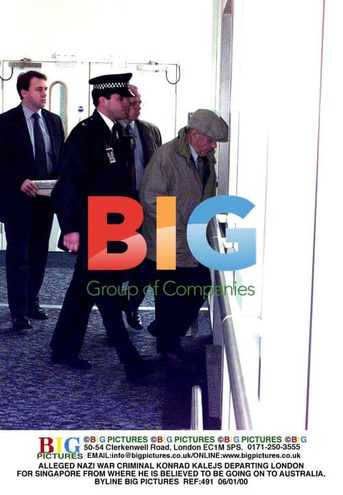 Alleged Nazi War Criminal Konrad Kalejs Departs London