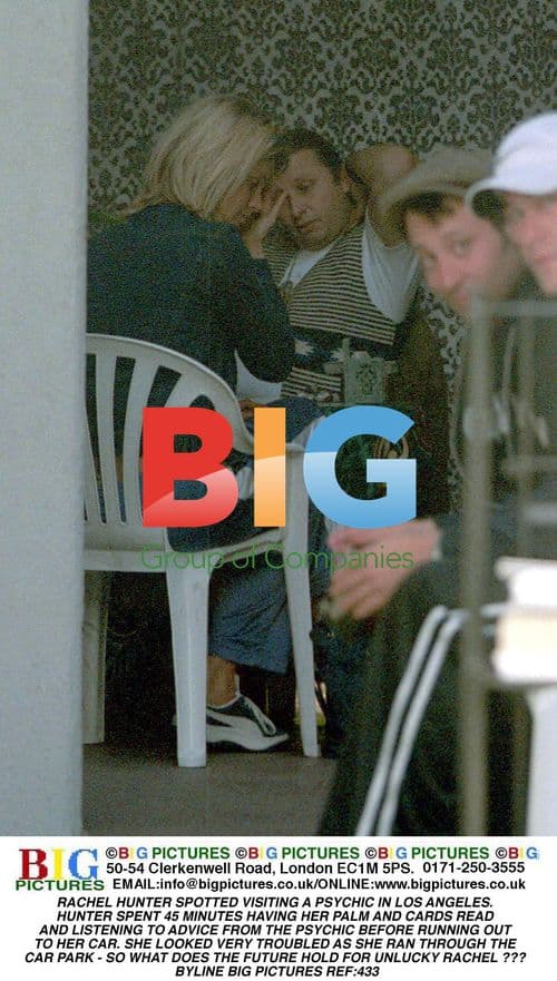 Rachel Hunter Visits Psychic in LA