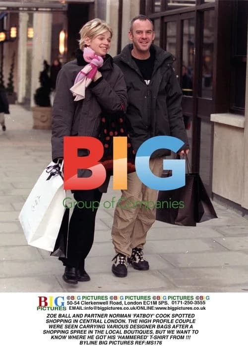 Zoe Ball and Norman 'Fatboy' Cook Shopping