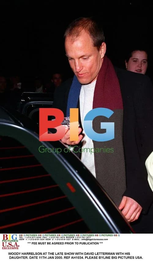 Woody Harrelson at The Late Show with David Letterman