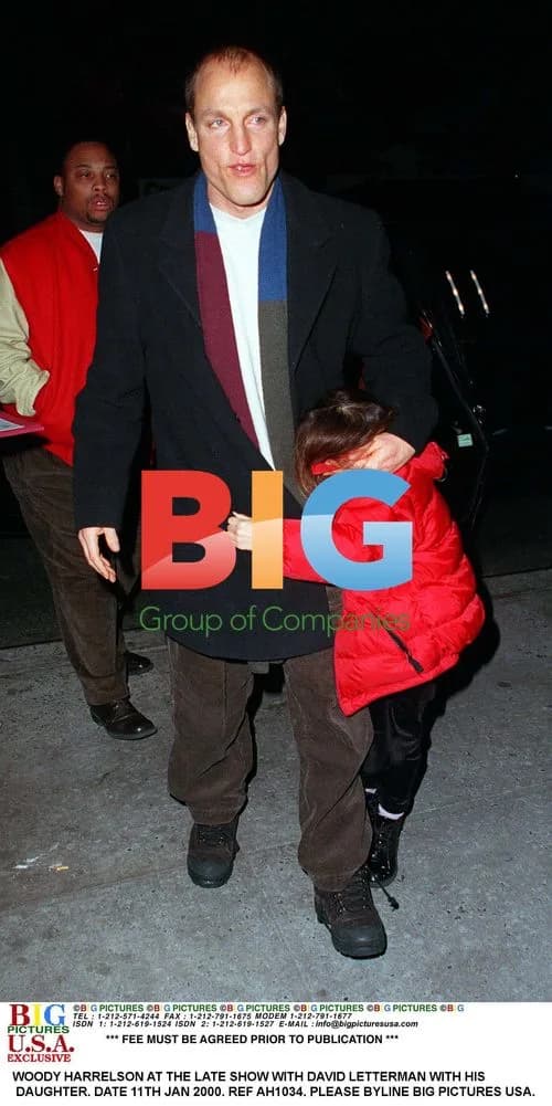 Woody Harrelson at The Late Show