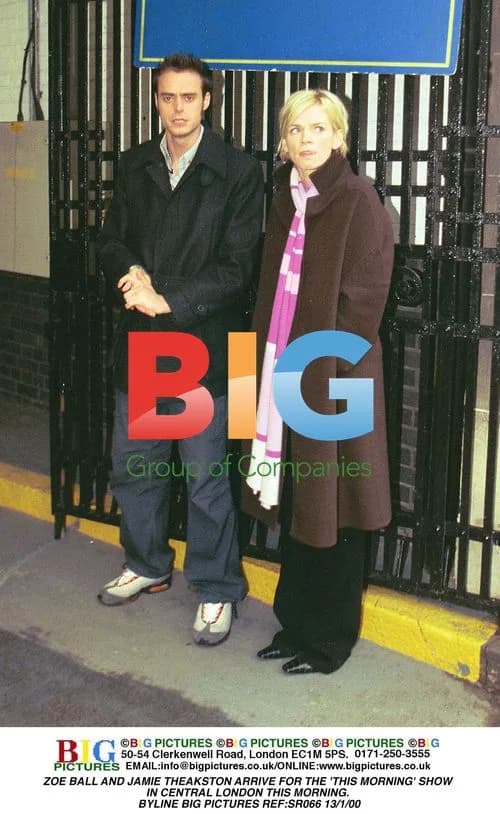Zoe Ball and Jamie Theakston Arrive for This Morning Show