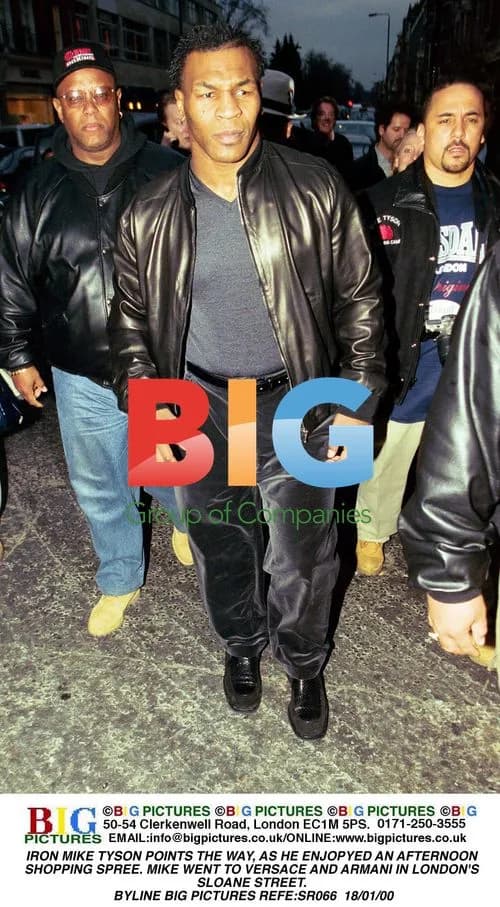 Mike Tyson Enjoys Shopping Spree in London
