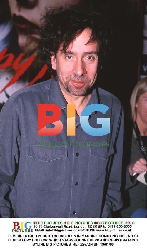 Tim Burton Promotes 'Sleepy Hollow' in Madrid
