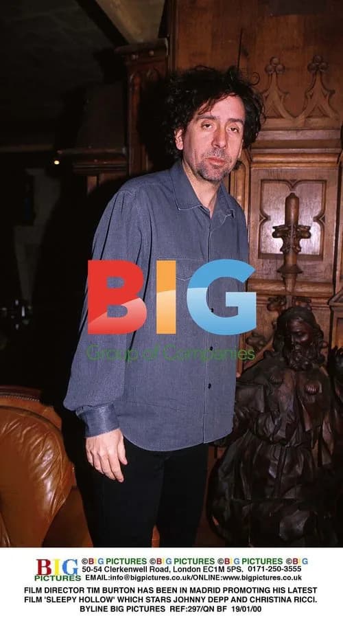 Tim Burton Promotes 'Sleepy Hollow' in Madrid