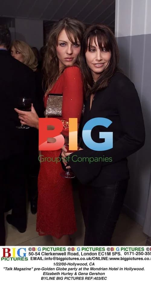 Hurley & Gershon at Talk Magazine party