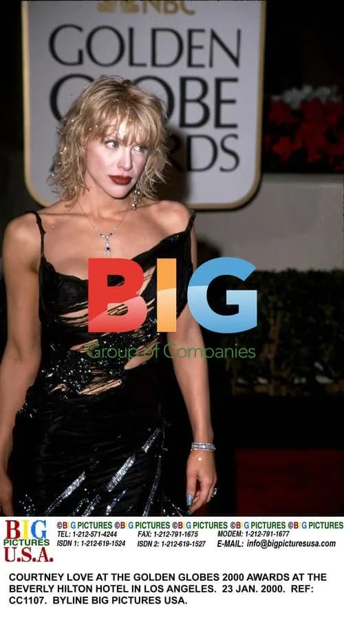 Courtney Love at Golden Globes 2000
