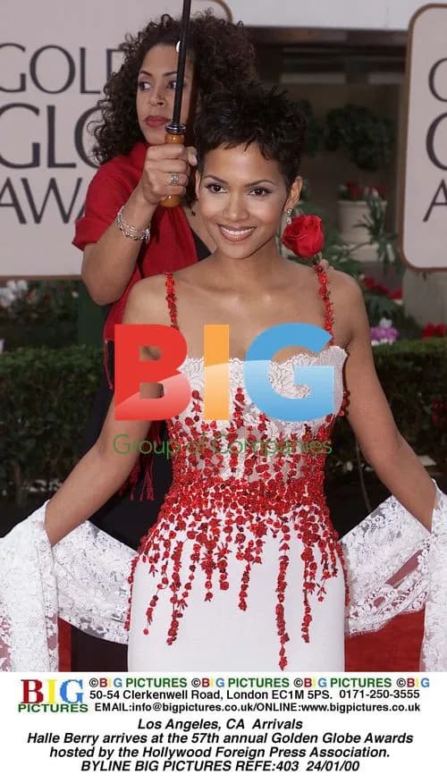 Halle Berry Arrives at 57th Golden Globe Awards