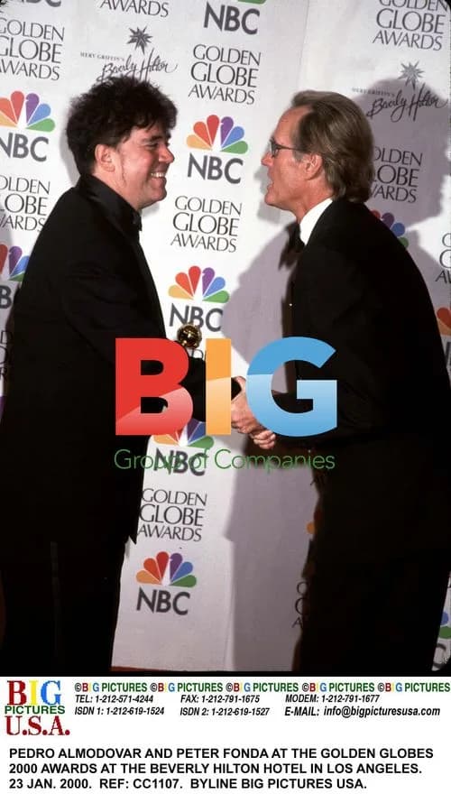Almodovar and Fonda at Golden Globes 2000