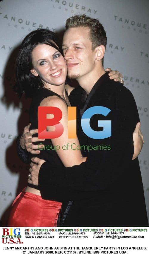 Jenny McCarthy and John Austin at Tanquerey Party