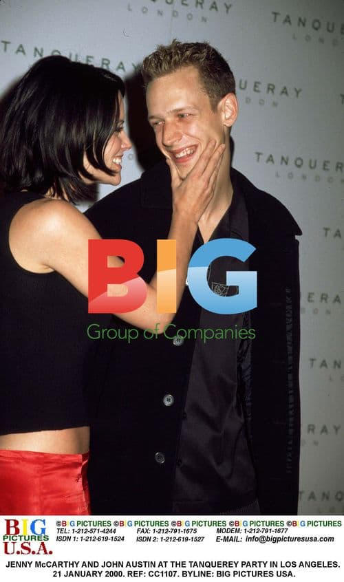 Jenny McCarthy and John Austin at Tanquerey Party